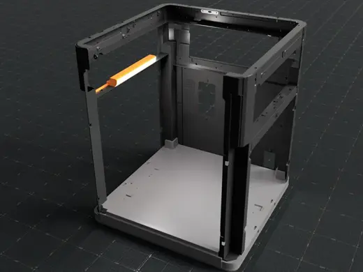 Bambu Lab P1P Modified LED Mount 2.0 4/18 Updated
