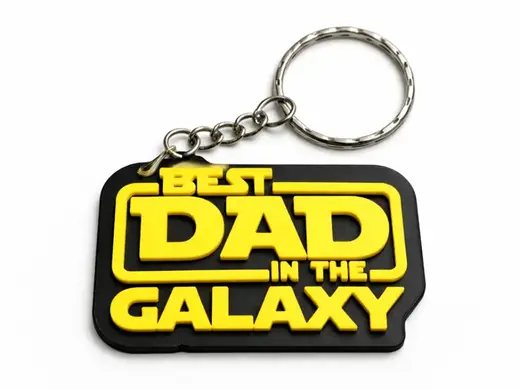 Best Dad in the galaxy Keychain gift Fatherday