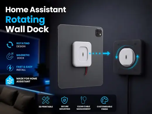 Home Assistant Dashboard wall dock