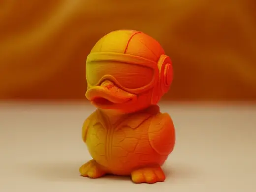 Die Fliegerente des Feuers Pilot Duck
