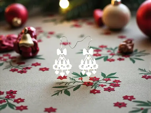 Another Christmas decoration earrings
