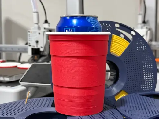 Red Solo Cup can holder / koozie