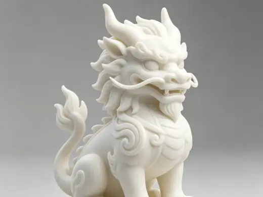 神兽狻猊微缩模型摆件