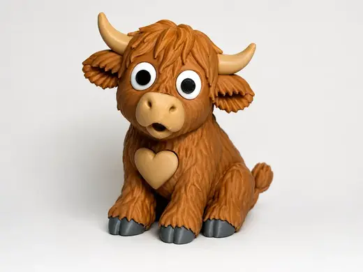 Heart Pups Collection - Highland Cow