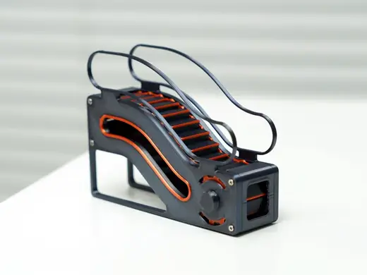 An actually working miniature escalator
