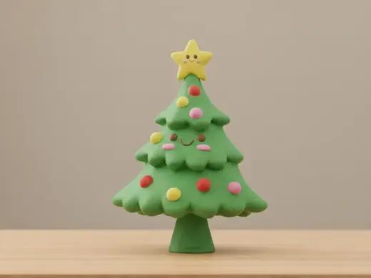 Cute Multi-Color Christmas Tree