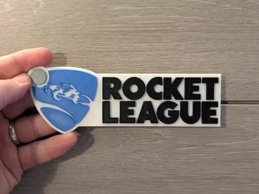 Rocket League logo sign plaque 2-sizes