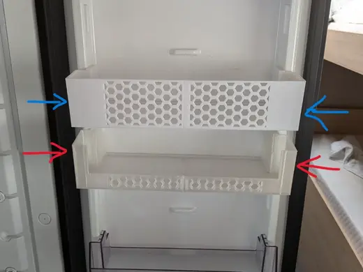 Dometic RCL 10.4 S Einsätze Kühlschranktür Camper