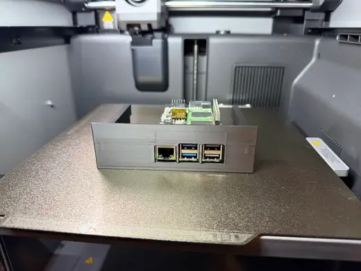 Rackmod 1U Slide: Raspberry Pi 5 with NVME Hat