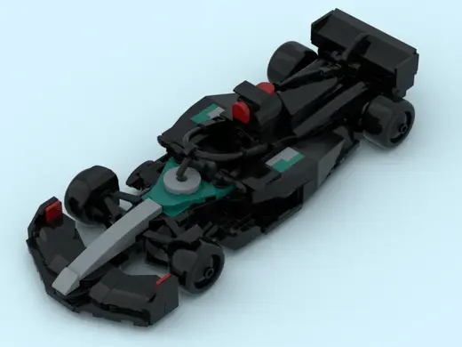 2025 Mercedes F1 Brick Model – 1x & 2x Scale