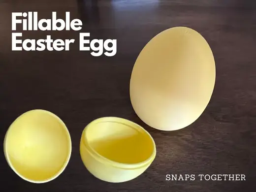 Large Fillable Easter Egg