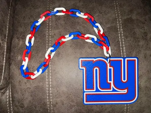 New York Giants NFL Big Chain Charm