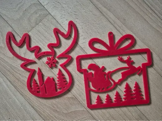 Weihnachtsfenster Deko