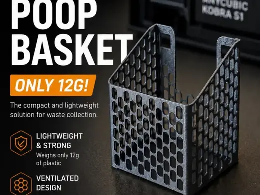 PoopBasket - 12g filament! - Anycubic Kobra S1