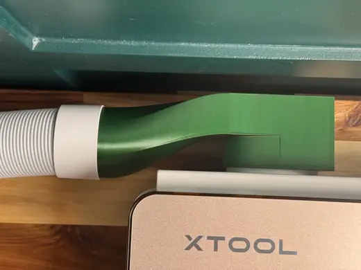 XTool Right Angle M2 to Fume Extractor Adapter