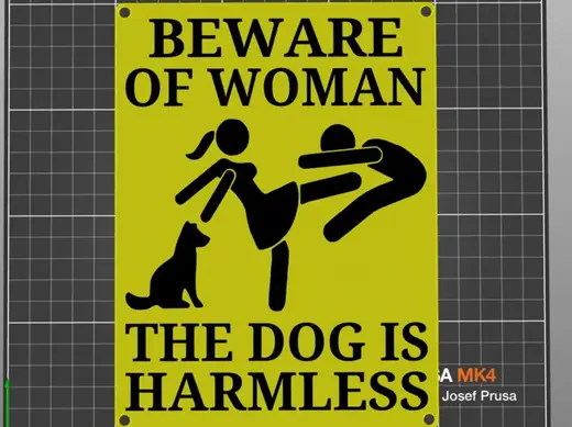 Warning sign - funny, multiple variants, ENG or CZ