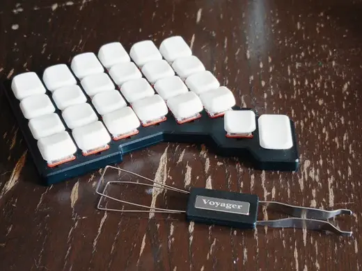 ZSA Voyager KLP Lamé keycaps