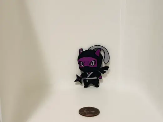 Ninja Mewtwo Keychain