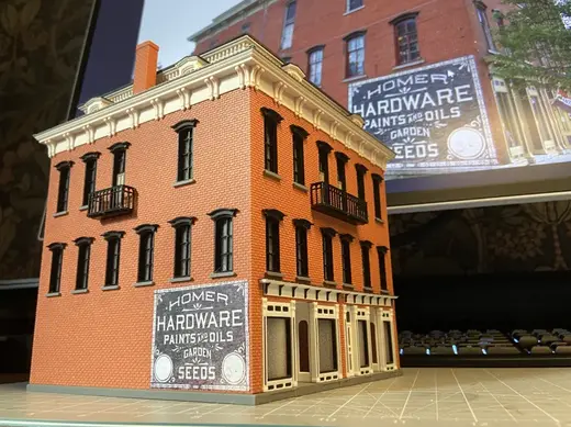 Barber Block 1863, HO Scale
