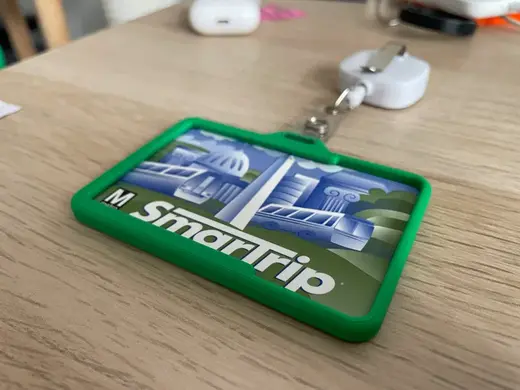 ID Badge Holder for 1 and 2 cards