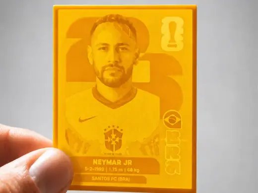 Figurita de Neymar en 3D (Album Panini 2026)