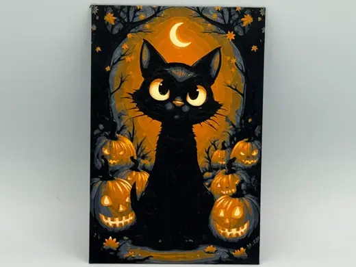 Halloween Cat Hueforge
