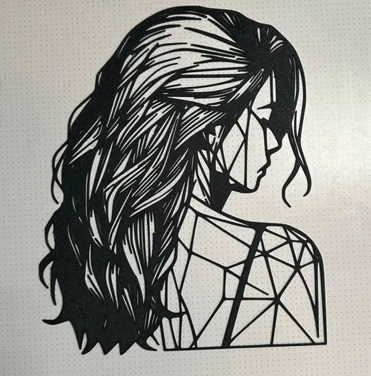 Woman Lineart / Wallart