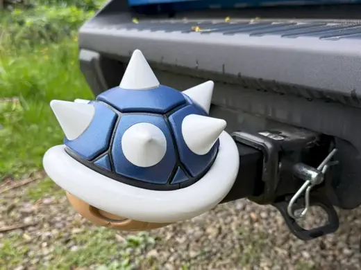 Koopa Shell Trailer Hitch Cover from Mario Kart