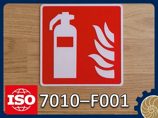 Fire Extinguisher Safety Sign - ISO 7010 F001