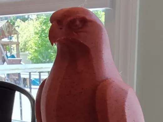 Red-tailed Hawk sculpture