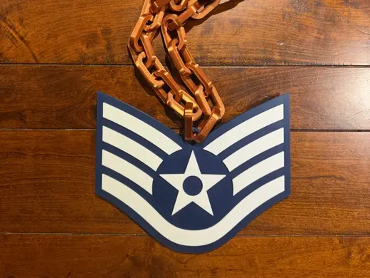 USAF SSgt Rank for Oversized Necklace