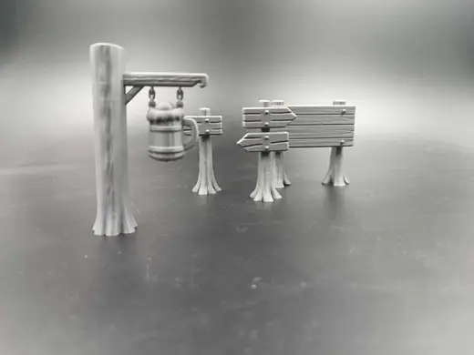 Miniature Terrain Accessories -Dungeon Set scenery