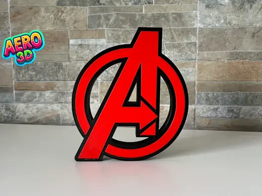 A OF AVENGERS DECORATION LOGO