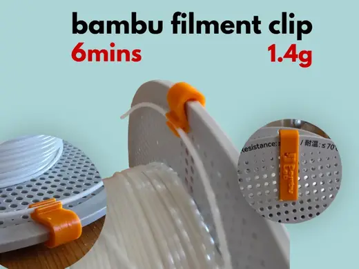 Bambu Filament Clip