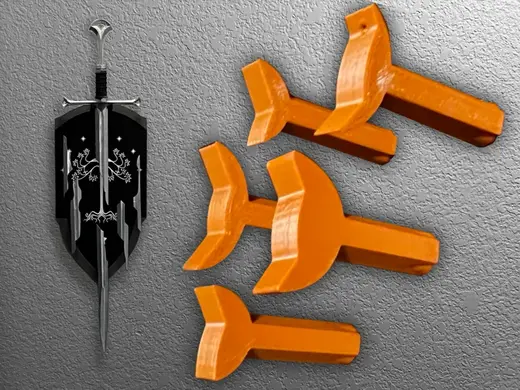 Broken Narsil Blade Risers