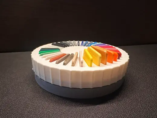 Bambulab Filament Swatches Organizer