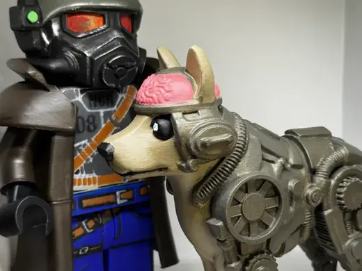 Rex The Cyberdog - Brick Man Giant 500%