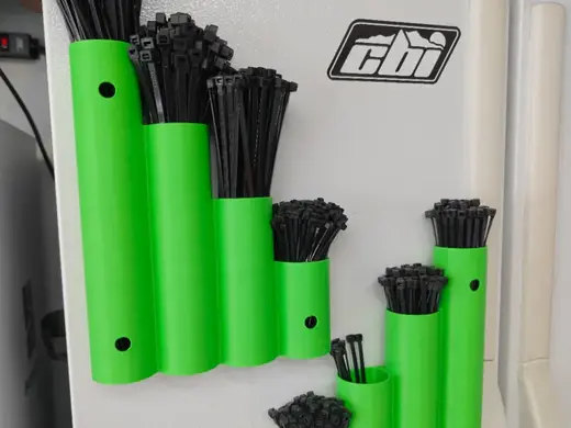 Magnetic Zip Tie Organizer