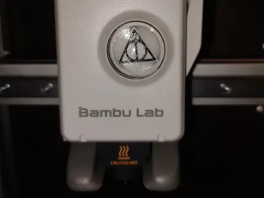 A1 Extruder wheel/gear Harry Potter DeathlyHallows