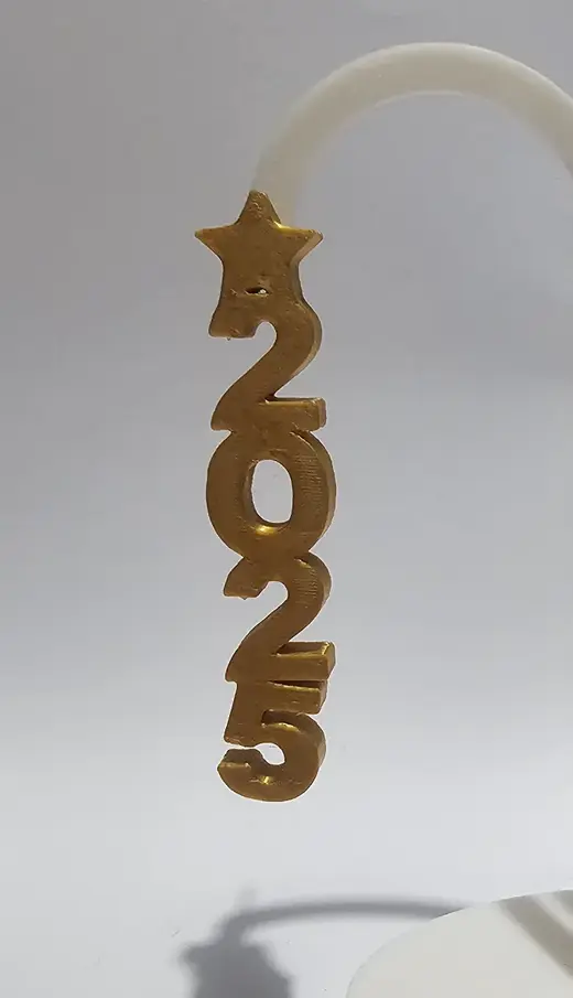 3D New Years Eve 2025 Stud Earrings!