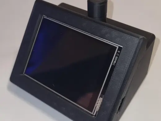 CheapYellowDisplay (CYD) Housing with rotary knob