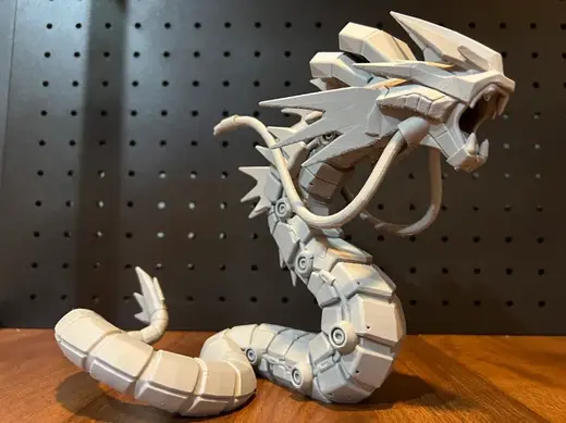 Mecha Pokemon Series — Cyber Gyarados Statue