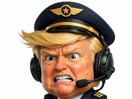 Donald Trump rc plane pilot