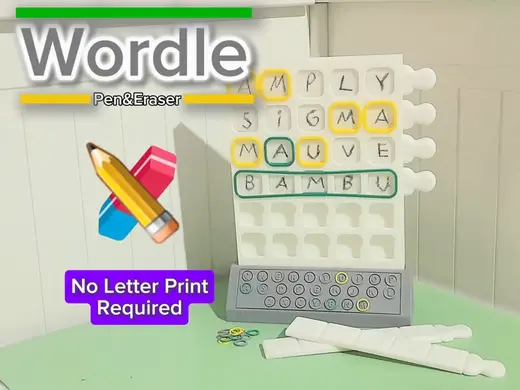 Wordle Minigame (No letters, No AMS)