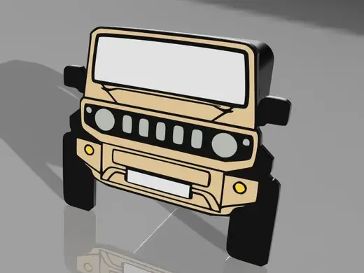 Suzuki Jimny tow hitch cover custom rego