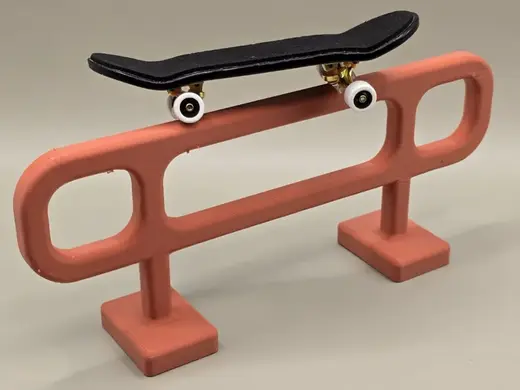Fence Grind Trick Rail Fingerboard Skate