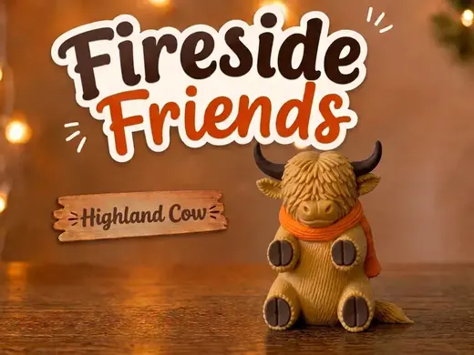 Fireside Friends Highland Cow