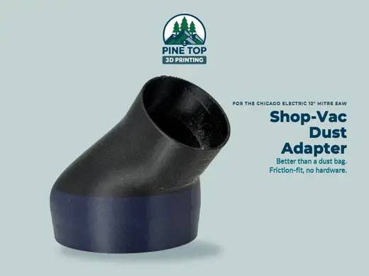 Chicago Electric Mitre Saw/Shop Vac Dust Adapter