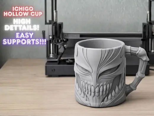 Ichigo bleach cup hollow