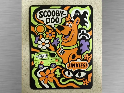 Retro cartoons-Scooby Doo Montage Sign- 150x200